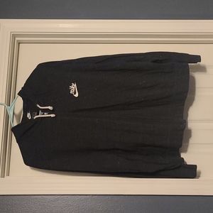 Womens Nike full zip lightweight hooded sweatshirt.